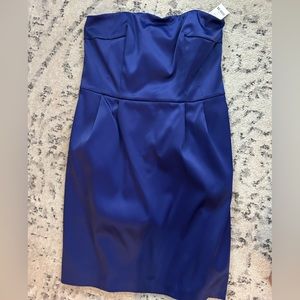 NWT Express Satin Strapless Mini Dress